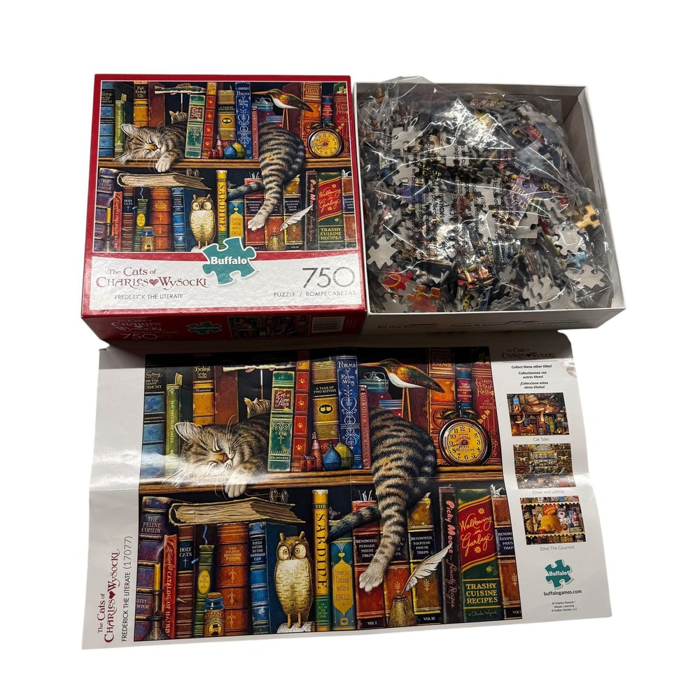 Buffalo Charles Wysocki Frederick the Literate 750 Piece Jigsaw Puzzle 97070